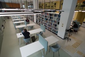 Campus Library, a multifunctional study space is open for the students, staff and local community